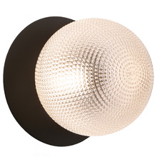 Lassie Diamond Cut Glass Warm White LED Outdoor Wall Light